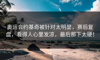 奥运会约基奇被针对太明显，赛后复盘，看得人心里发凉，最后那下太硬！